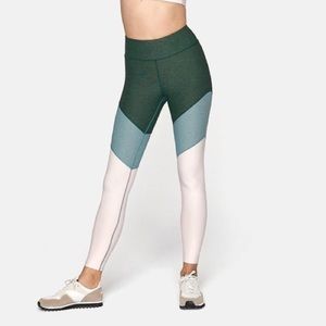 Outdoor Voices Tri-Color Leggings
